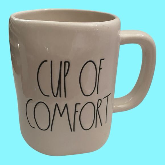 Rae Dunn Mug CUP OF COMFORT in Black Letters Artisan Collection by Magenta - Picture 1 of 6